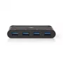 USB-jaotur Nedis TCARF200BK USB 3.2 Gen 1 USB-C must