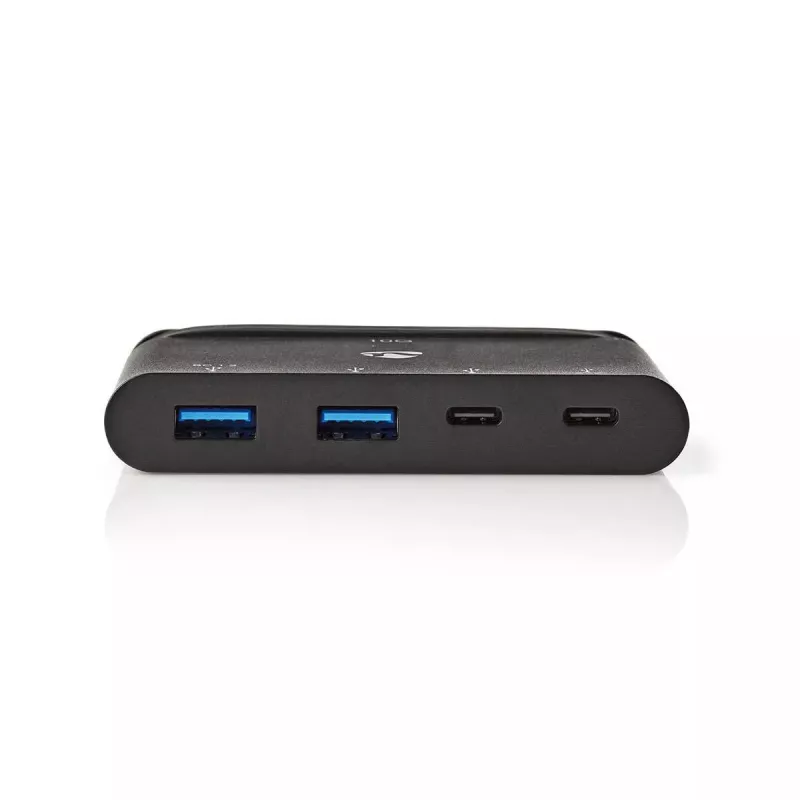 Nedis TCARF250BK USB 3.2 Gen 1 USB-C jaotur must