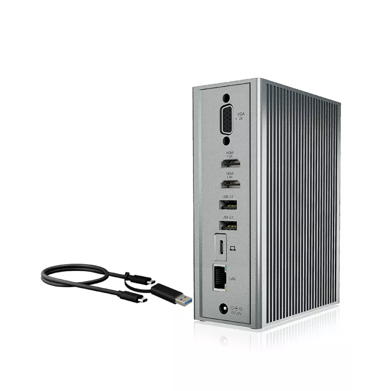 ICY BOX IB-DK2262AC Juhtmega USB 3.2 Gen 1 (3.1 Gen 1) USB-C antratsiit
