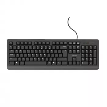Trust TK-150 klaviatuur kontor USB QWERTZ saksa must