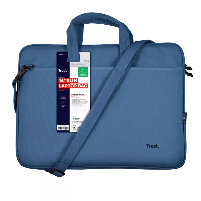 Trust Bologna 40,6 cm (16-tolline) portfell Sinine