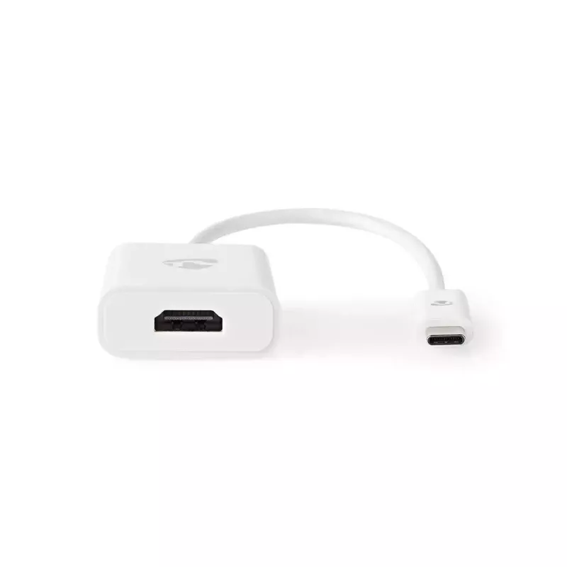 USB-graafikaadapter Nedis CCGB64651WT02 3840 x 2160 pikslit Valge