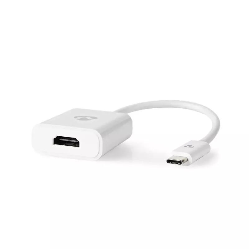 USB-graafikaadapter Nedis CCGB64651WT02 3840 x 2160 pikslit Valge