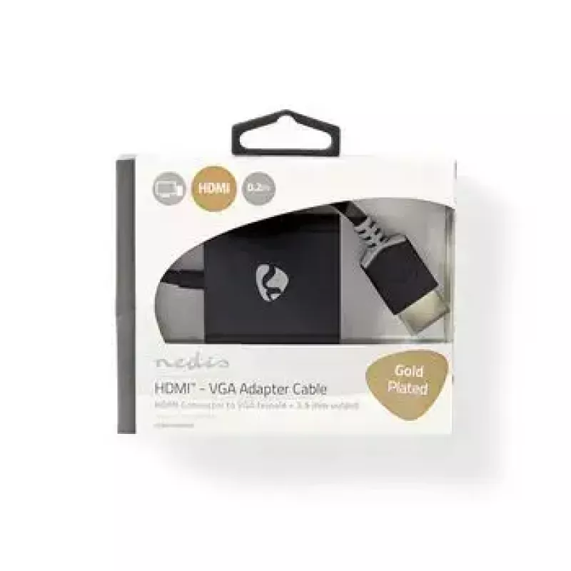 Video kaabliadapter Nedis CCBW34900AT02 0.2m VGA HDMI