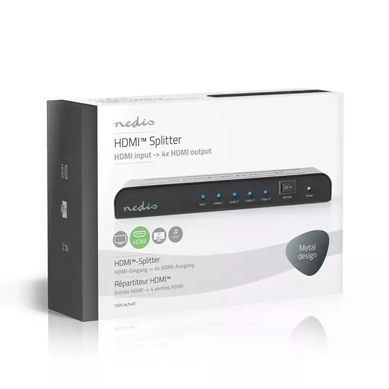 Video Splitter Nedis VSPL3474AT