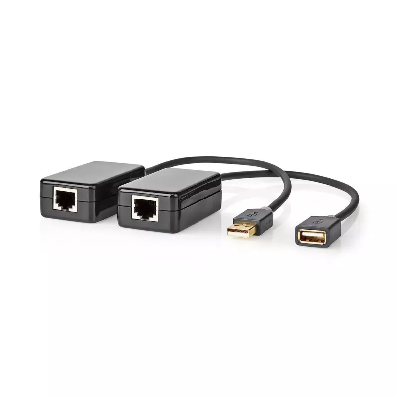 Nedis USB 2.0 aktiivne pikenduskaabel A-isane - A-emane 50,0 m must