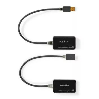Nedis USB 2.0 aktiivne pikenduskaabel A-isane - A-emane 50,0 m must
