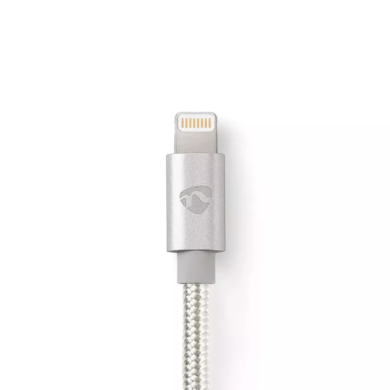 Mobiiltelefonikaabel Nedis CCTB39300AL10 Alumiinium 1 m USB A Lightning