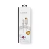 Mobiiltelefonikaabel Nedis CCTB39300AL10 Alumiinium 1 m USB A Lightning