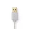 Mobiiltelefoni kaabel Nedis CCTB39300AL30 Alumiinium 3 m USB A Lightning
