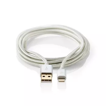 Mobiiltelefoni kaabel Nedis CCTB39300AL30 Alumiinium 3 m USB A Lightning