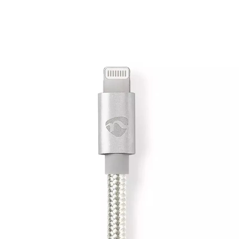 Lightning-kaabel Nedis CCTB39650AL20 2m USB C Alumiinium