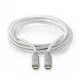 USB-kaabel Nedis CCTB64020AL20 USB4 Gen 2x2 2 m USB C Hõbedane