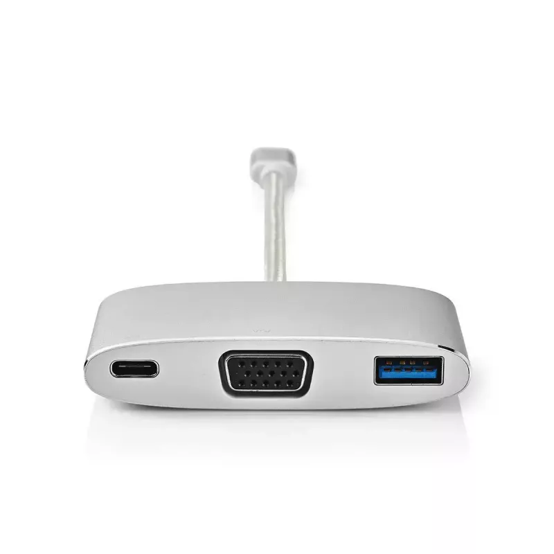 Sülearvuti dokk Nedis CCTB64760AL02 Alumiinium 0,2 m kaabel 5 Mbit/s
