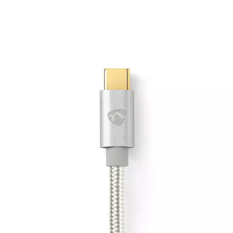Audio kaabel Nedis CCTB65940AL10 1m USB C to 3.5mm Aluminium