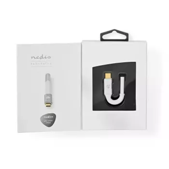 Audio kaabel Nedis CCTB65950AL008 3,5 mm emane → USB isane 0,08 m Alumiinium