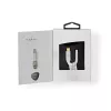 Audio kaabel Nedis CCTB65950AL008 3,5 mm emane → USB isane 0,08 m Alumiinium