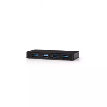 USB Hub Nedis UHUBU3420BK USB 3.2 Gen 1 Micro-B Must
