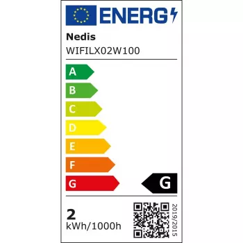 Valguskett Nedis WIFILX02W100 — 100 LED-i, 3,21 W, 10 m kaabel, IP65, valge
