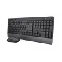 Trust Trezo klaviatuur hiirega Universal RF juhtmevaba QWERTZ Saksa must