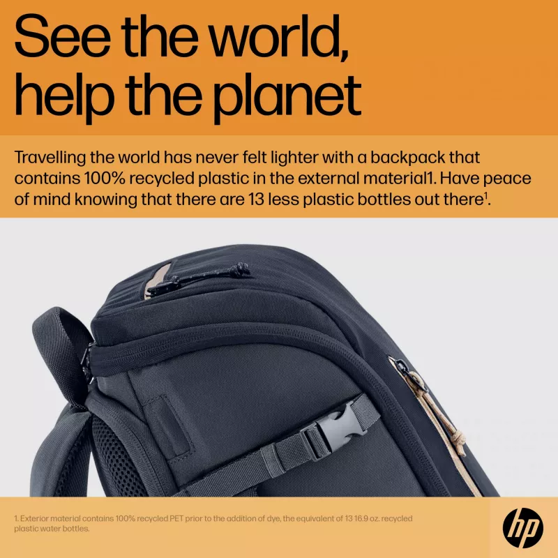 HP Travel 25 liitrit 15.6 sinine sülearvuti seljakott Maksimaalne ekraani suurus 39,6 cm Kaal 860 g