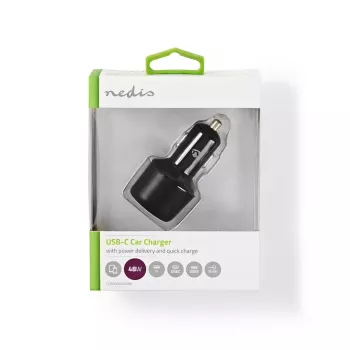 Mobiilseadme laadija Nedis CCPD30W100BK nutitelefon must kiirlaadimine