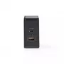 Mobiilseadme laadija Nedis WCPD45W100BK Universal Must USB Sisetingimustes
