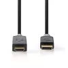 Videokaabli adapter Nedis CCBW37100AT10 1 m DisplayPort–HDMI must