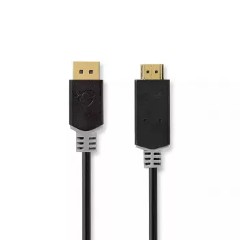 Videokaabli adapter Nedis CCBW37100AT10 1 m DisplayPort–HDMI must