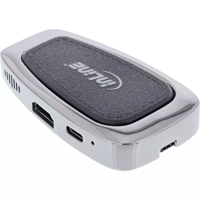 USB-jaotur InLine USB 3.2 Gen 2 Multi Hub (2xUSB-A + 1xHDMI + 1xUSB-C)