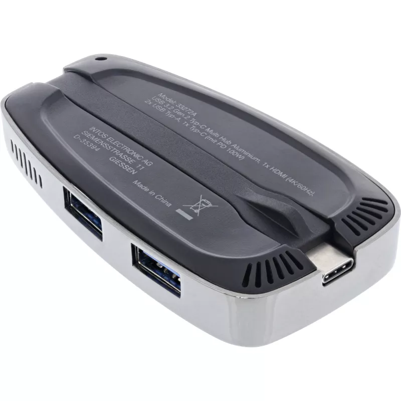 USB-jaotur InLine USB 3.2 Gen 2 Multi Hub (2xUSB-A + 1xHDMI + 1xUSB-C)