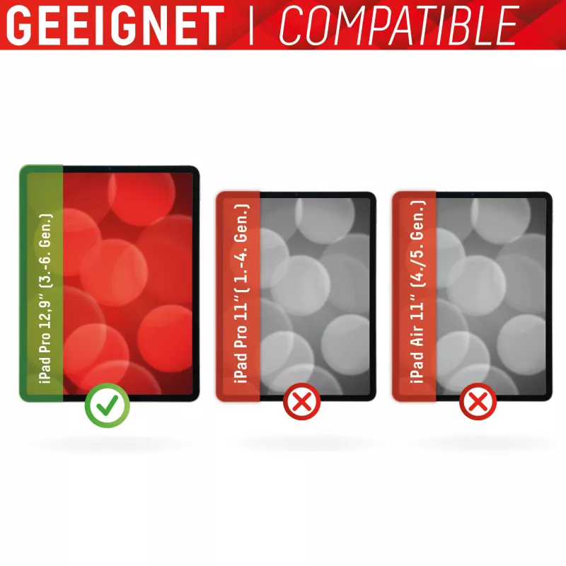 Displex tahvelarvuti klaas (9H) Apple iPad Pro 12,9'' (3./4./5./6. gen), Öko paigaldusraam, purunematu, üliõhuke, nähtamatu