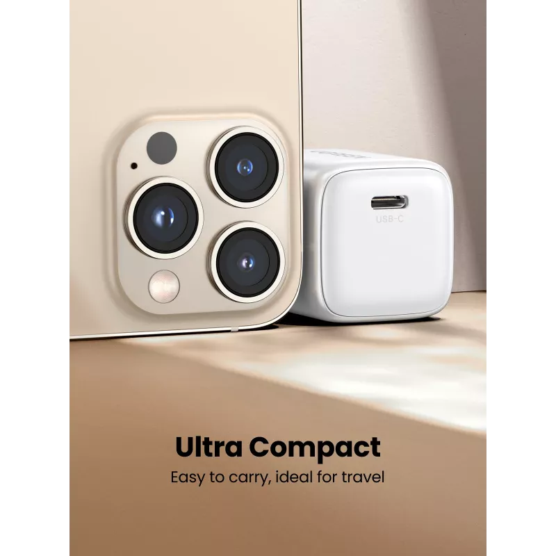 Siselaadija Ugreen 15324 Universaalne Valge AC 1 USB USB-C Port