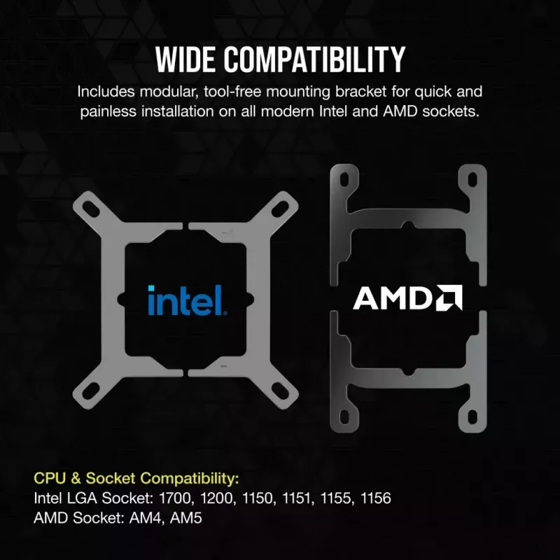 Corsair H100I vedelikjahutuskomplekt
