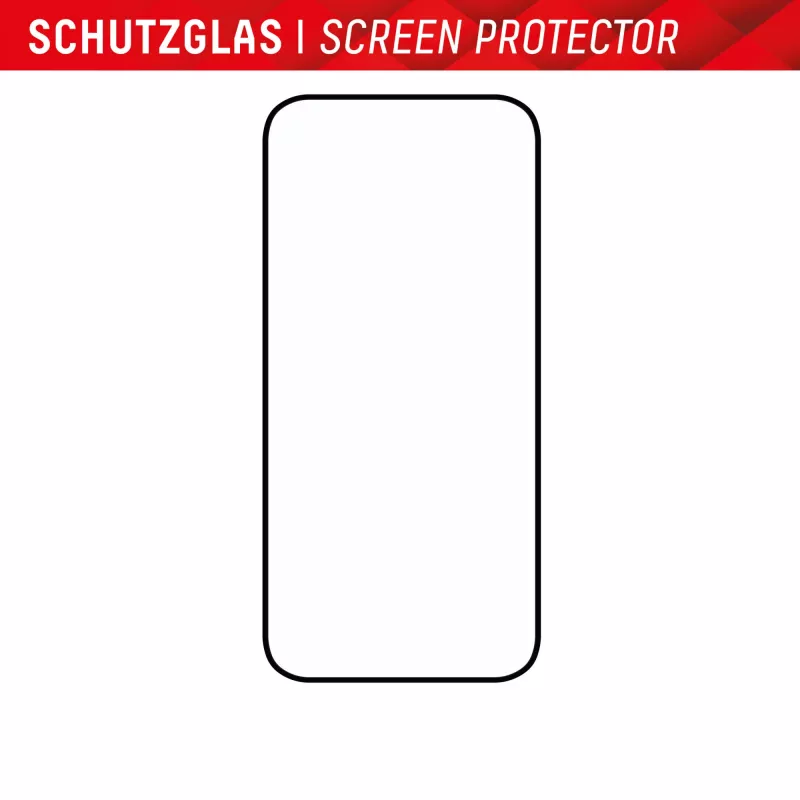 Displex täiskattega ekraanikaitse (10H) Apple iPhone 15 Plus/15 Pro Max jaoks, Eco paigaldusraam, täiskate
