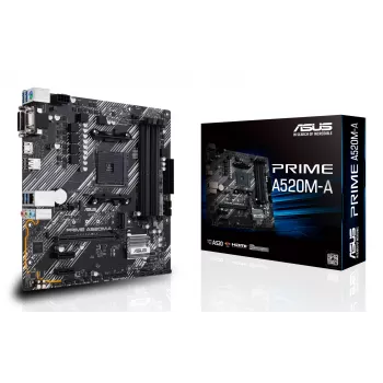 Emaplaat ASUS PRIME A520M-A II/CSM AMD A520 Socket AM4 micro ATX