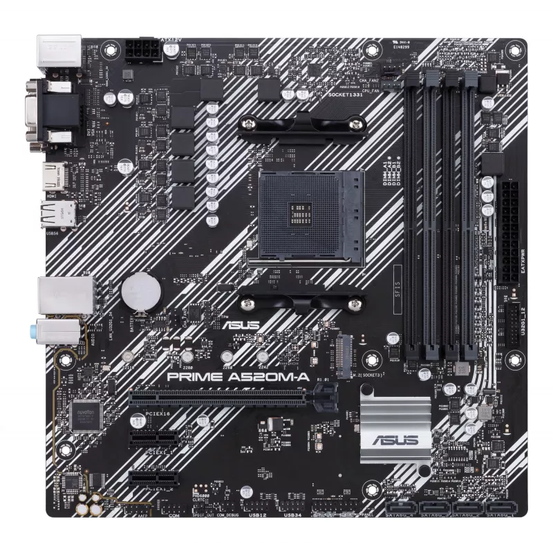 Emaplaat ASUS PRIME A520M-A II/CSM AMD A520 Socket AM4 micro ATX