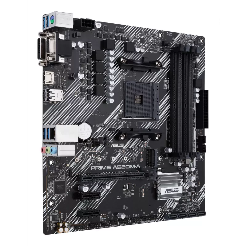 Emaplaat ASUS PRIME A520M-A II/CSM AMD A520 Socket AM4 micro ATX