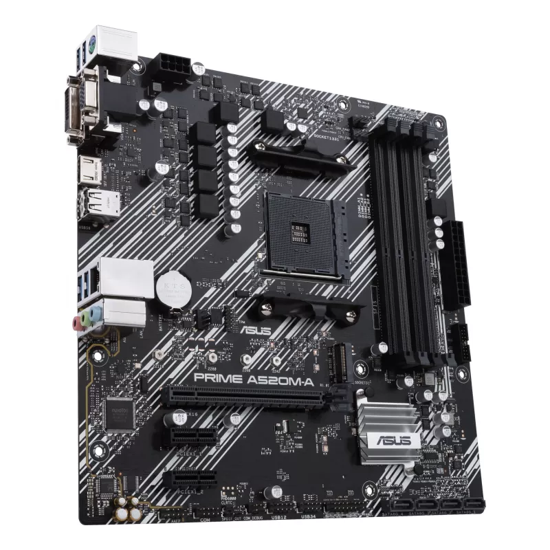 Emaplaat ASUS PRIME A520M-A II/CSM AMD A520 Socket AM4 micro ATX
