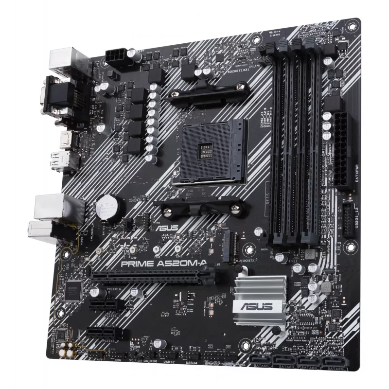 Emaplaat ASUS PRIME A520M-A II/CSM AMD A520 Socket AM4 micro ATX
