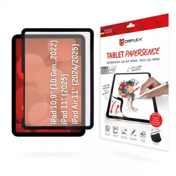 Displex TABLET PAPERSENSE iPadile 10,9 tolli (10.)/11 tolli (2025)/Air 11 tolli (2024/2025), eemaldatav kirjutus- või joonistuskile paberitundlikkusega