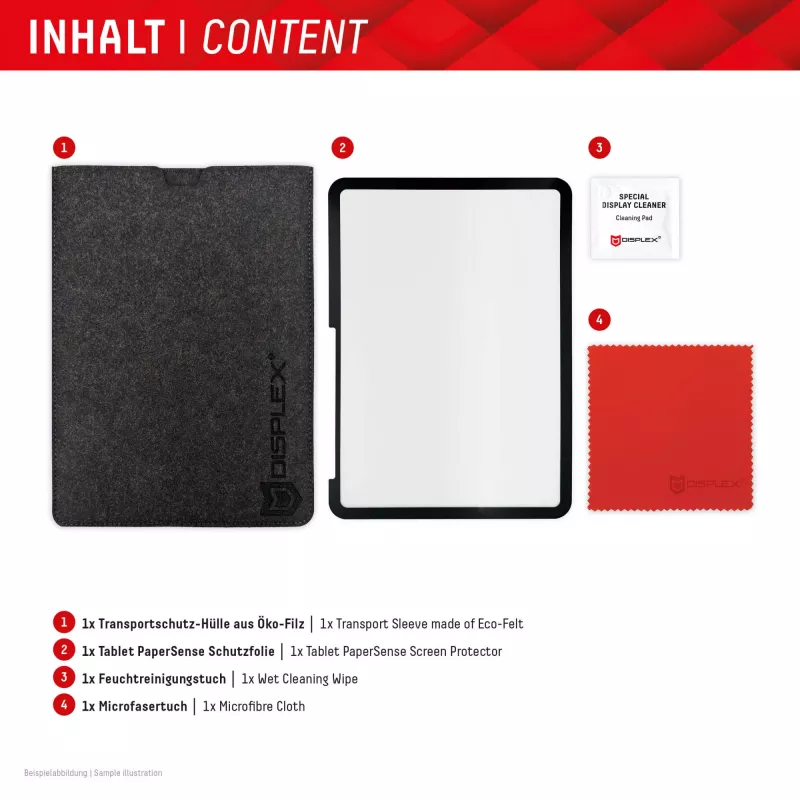 Displex TABLET PAPERSENSE iPadile 10,9 tolli (10.)/11 tolli (2025)/Air 11 tolli (2024/2025), eemaldatav kirjutus- või joonistuskile paberitundlikkusega
