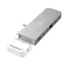 USB-jaotur j5create JCD395 4K60 Elite Pro juhtmega USB4 MagSafe-komplektiga