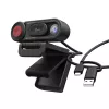 j5create JVU250 HD-veebikaamera automaatse ja manuaalse fookuse lülitusega