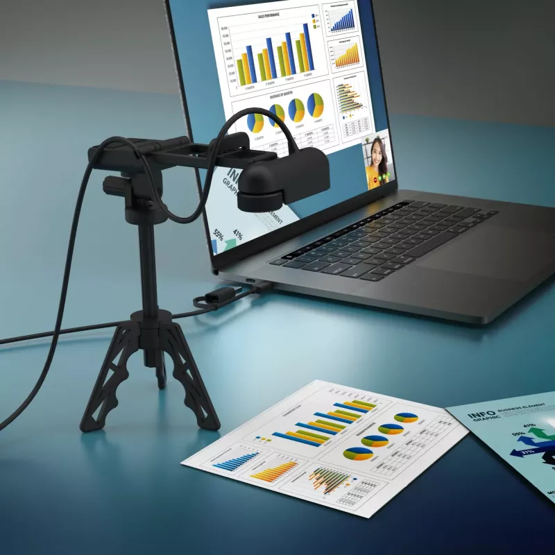 j5create JVU250 HD-veebikaamera automaatse ja manuaalse fookuse lülitusega