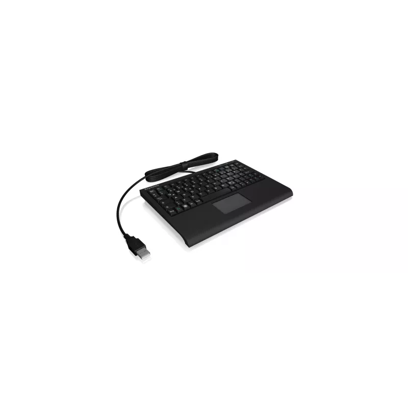 KeySonic ACK-3410 (DE) klaviatuur kontor USB QWERTZ saksa must