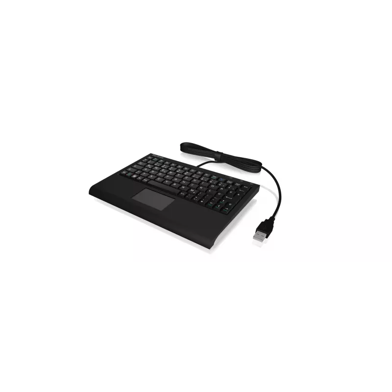 KeySonic ACK-3410 (DE) klaviatuur kontor USB QWERTZ saksa must