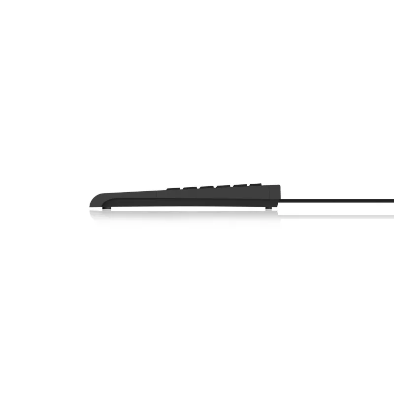 KeySonic ACK-3410 (DE) klaviatuur kontor USB QWERTZ saksa must