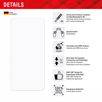 Displex Smart Glass (9H) Samsung Galaxy A35/A55 5G jaoks, paigalduskleebised, purunemiskindel