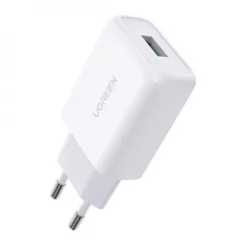Ugreen 10133 mobiilseadme laadija Nutitelefon Valge USB Kiirlaadimine Siseruumides